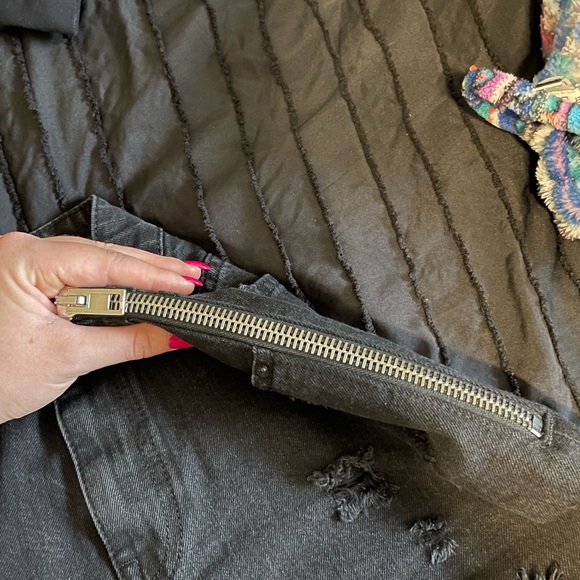 Alexander Wang high waisted denim shorts - Picture 3 of 4